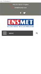 Mobile Screenshot of ensmet.com