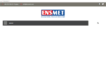 Tablet Screenshot of ensmet.com